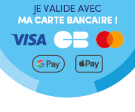 JE valide avec ma carte Bancaire !